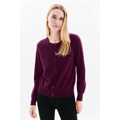 Gilet droit en cachemire MCAROLINE CAROLL