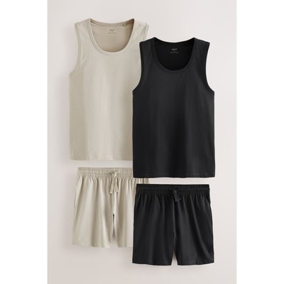 Pyjama débardeur en jersey et short, lot de 2 NEXT