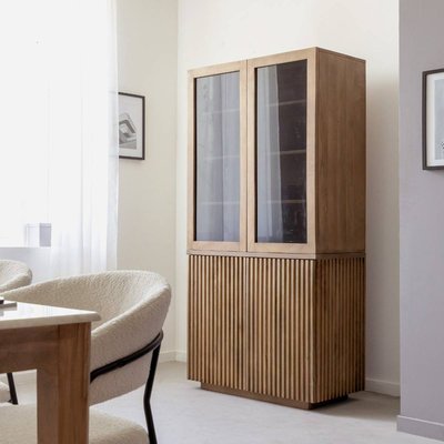 Vitrine en bois de manguier  BETTY MADE IN MEUBLES 