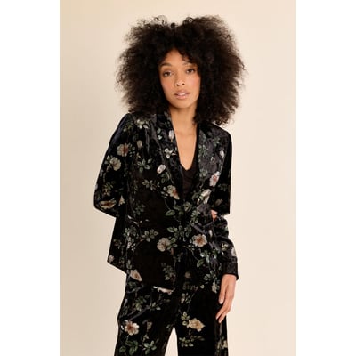 Blazer en velours fleuri MOLLY BRACKEN