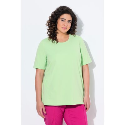 T-shirt en coton bio. Col rond et manches ULLA POPKEN