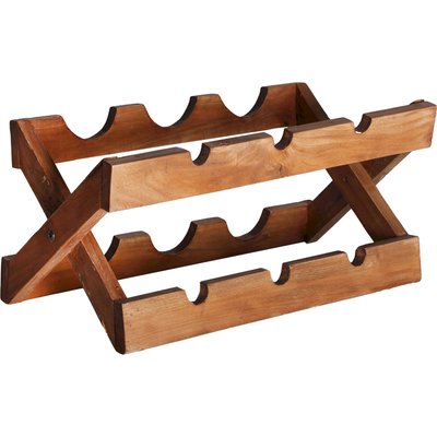 Porte-bouteilles en bois de mahogany, S.akviran RECOLLECTION