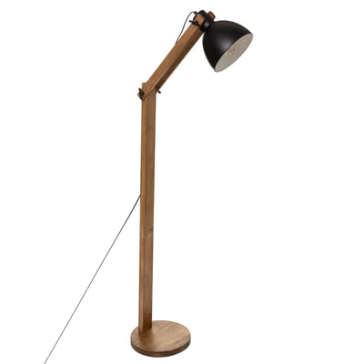 Lampadaire arc bois et métal orientable CUBA ATMOSPHERA