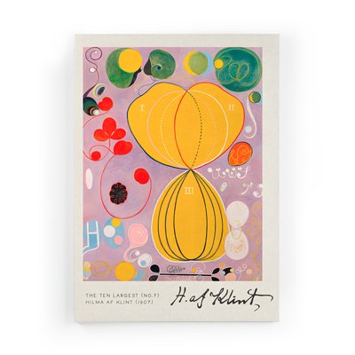 Peinture sur Toile 60x40 impression Hilma Orange REALLY NICE THINGS