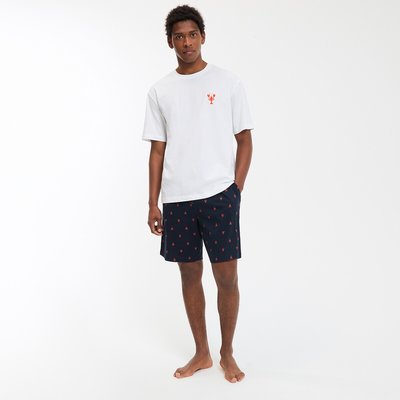 Pyjashort en coton, manches courtes LA REDOUTE COLLECTIONS