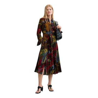 Robe midi à manches longues DESIGUAL