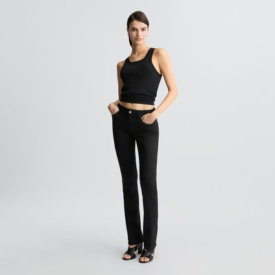Jean bootcut noir à strass LIU JO