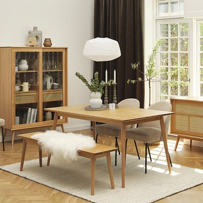 Table à manger 150 cm - Bois - CAPRI MAISON AUBERTIN