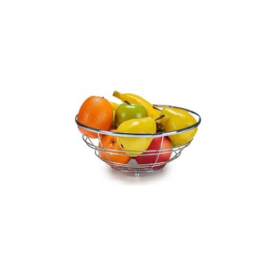 Corbeille à Fruits Fil en Métal Argenté WADIGA