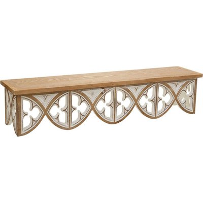Étagère murale en bois de sapin style vintage sculpté RECOLLECTION