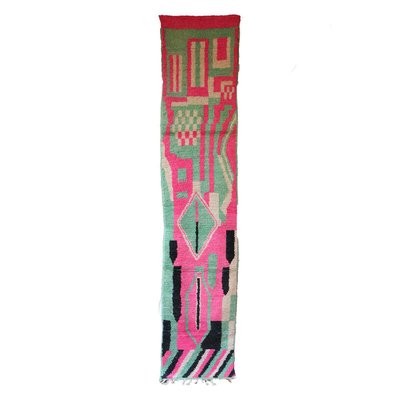 Tapis de couloir berbère marocain pure laine 71 x 346 cm AFK LIVING