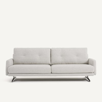 3- oder 4-Sitzer-Sofa, aus jaspiertem Canvas, DELICATO AM.PM