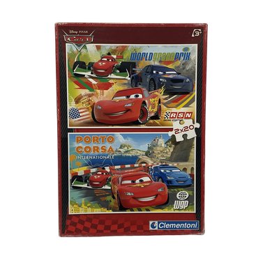 Puzzle Disney Cars 2x20 Pièces - Bon état CLEMENTONI