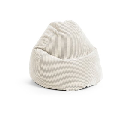 Pouf interieur poire velours SHARA BEAN XL MAGMA HEIMTEX