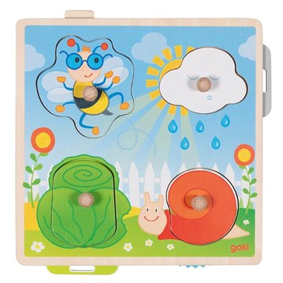 Puzzle avec images cachées - Dans le jardin GOKI