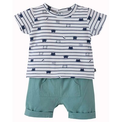 Ensemble court garcon wasabi SUCRE D'ORGE