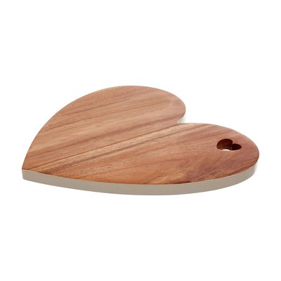 30cm Heart Chopping Board with White Edge SO'HOME