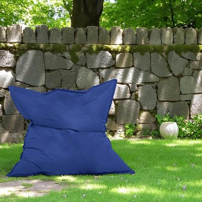 Pouf XXL extérieur bleu 180 cm ARTA PIER IMPORT