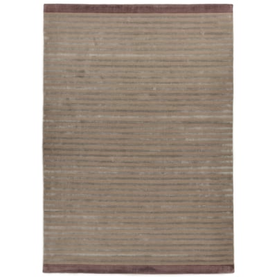 Tapis salon Miami fait main laine et viscose THEKO