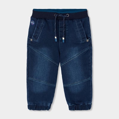 Pantalon garçon denim avec cordon BOBOLI