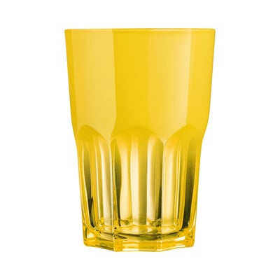 6 verres à eau 40 cl jaunes -SUMMER POP LUMINARC