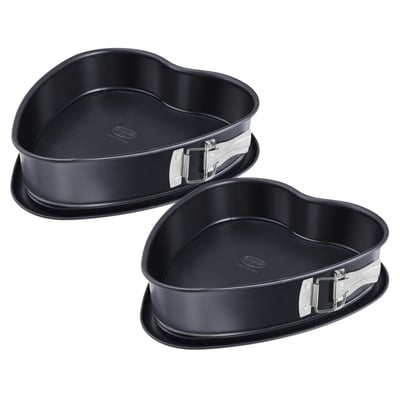 Lot de 2 moules à charnière 25/27 cm en acier TRADITION DR OETKER