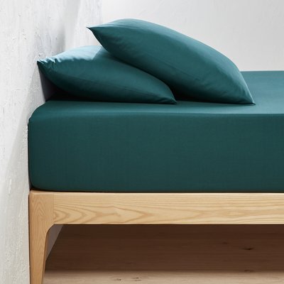 Drap housse 30% coton recyclé bonnet 25, Scenario LA REDOUTE INTERIEURS
