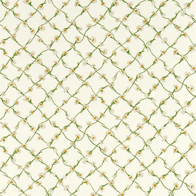 Daisy Trellis Emerald Pearl Wallpaper HARLEQUIN X SOPHIE ROBINSON