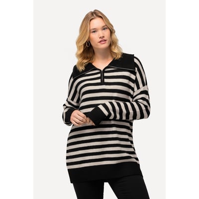 Pull camionneur rayé. Coupe oversized ULLA POPKEN