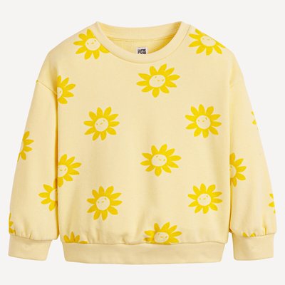 Sweat col rond en molleton, imprimé floral LA REDOUTE COLLECTIONS