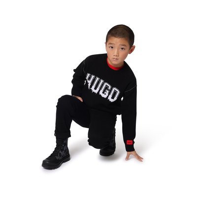 Pull à col rond HUGO KIDSWEAR
