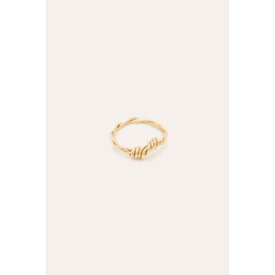 Pendentif anneau Torsade - Or 750‰ YAY PARIS