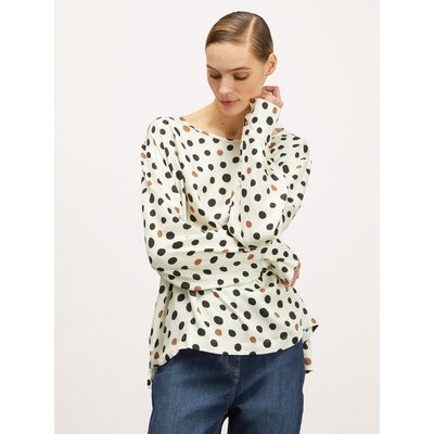 Blouse en satin fantaisie à pois MOTIVI