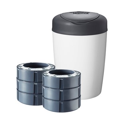 Poubelle à couches Simplee Sangenic et 6 recharges TOMMEE TIPPEE