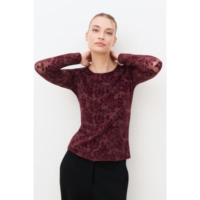 T-shirt droit col rond jersey TJOSY CAROLL