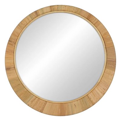 Miroir rond en rotin 50x2x50cm WADIGA