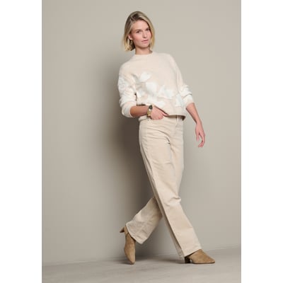 Pantalon droit en velours côtelé LOLALIZA