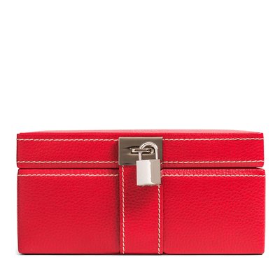 Boîte à bijoux moyen modèle en cuir LE TANNEUR