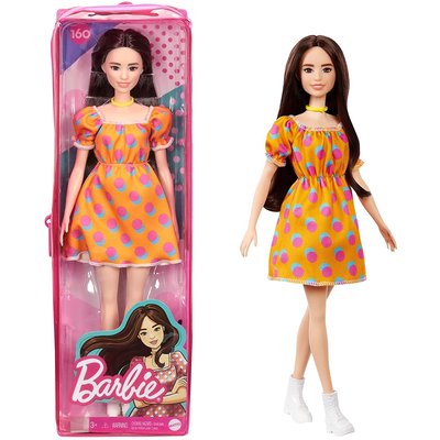 Poupée - Barbie - Fashionistas - Robe Orange - 16 BARBIE