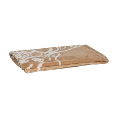 Plaid cerf Prince des s taupe 130X170 AMADEUS