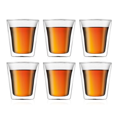 Bodum 0.2 L Transparent CANTEEN Set 6 verres BODUM
