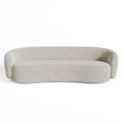 Canapé en tissu tramé toucher doux KATE SIA HOME