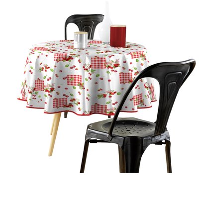 Nappe ronde Cerise DOUCEUR D'INTÉRIEUR