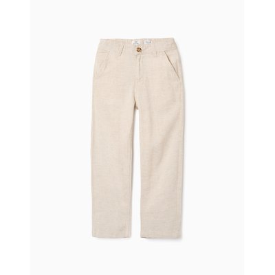Pantalon Chino en Lin ZIPPY