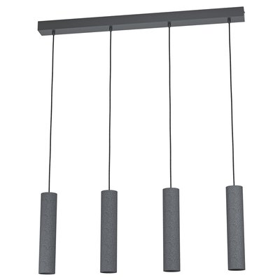 Suspension métal anthracite MENTALONA EGLO
