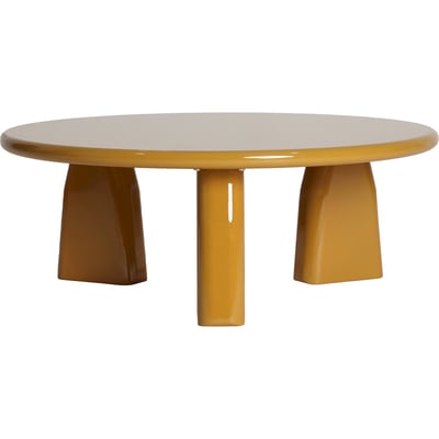 Table basse ronde bois laqué VACIO RECOLLECTION