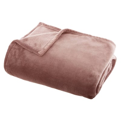 Plaid flanelle uni OLLIS ATMOSPHERA