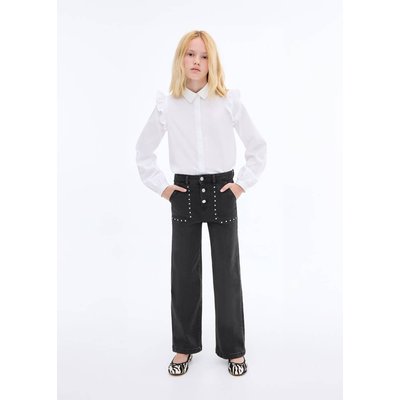 Jean straight-fit clouté MANGO KIDS