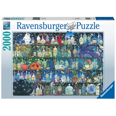 Puzzle 2000 pièces - L'étagère à potions / Zoe Sandler RAVENSBURGER