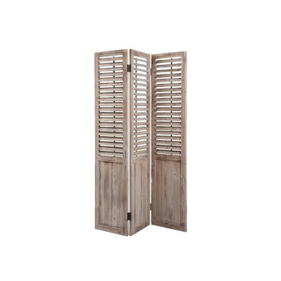 Paravent 3 panneaux en bois vieilli AUBRY GASPARD